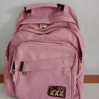 Zaino Comix Rosa Antico e Nero Multitasche 