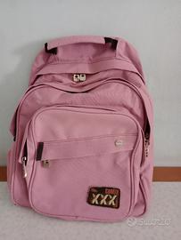 Zaino Comix Rosa Antico e Nero Multitasche 