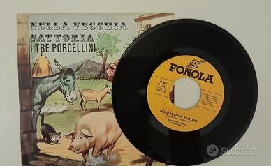 45 giri nella vecchia fattoria vintage