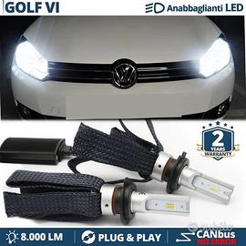 Kit Anabbaglianti LED H7 VW GOLF 6 6500K No Errore