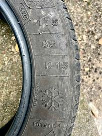 4 Gomme invernali per Panda 4x4 r15