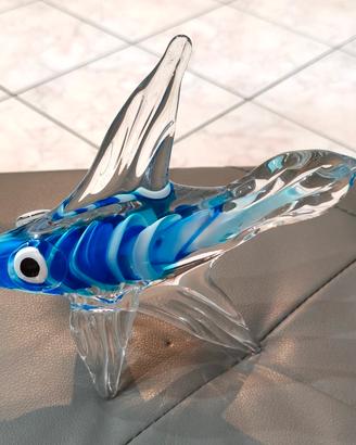 Grande Pesce in vetro di Murano vintage