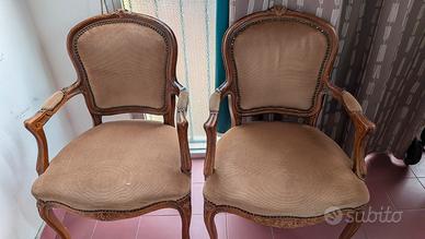 coppia di poltroncine vintage 