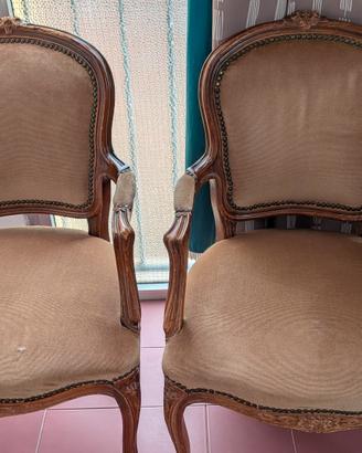 coppia di poltroncine vintage 