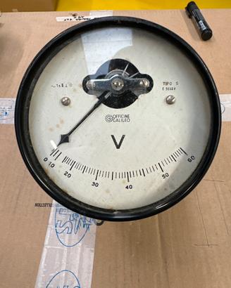 Voltmetro vintage Officine Galileostrumentod’epoca
