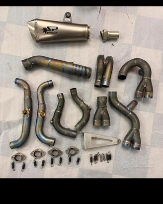 Scarico spark titanio versione sbk Tuono/ RSV4