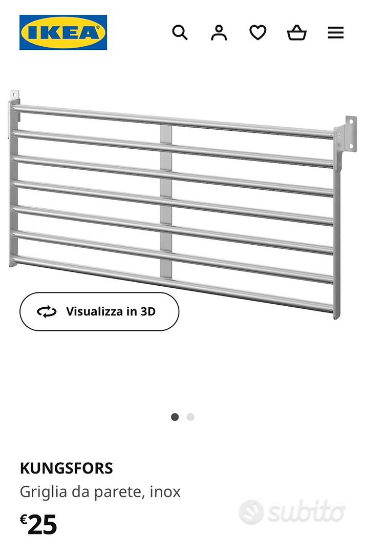 KUNGSFORS Lista magnetica per coltelli, inox - IKEA Italia