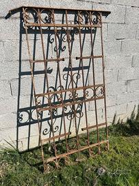 Cancello/Inferriata in Ferro Battuto d’Epoca ‘900