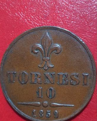 10 Tornesi 1859