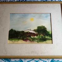 Quadro acquerello Ugo Spezi