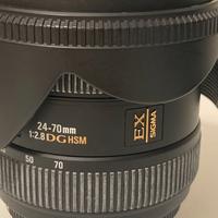Obbiettivo  SIGMA 24-70  DG