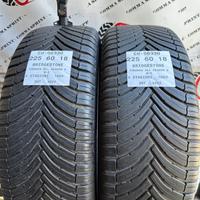 2 PNEUMATICI 225/60 R18 BRIDGESTONE 4 STAGIONI 80%