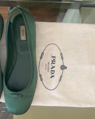 Ballerina verde PRADA numero 37