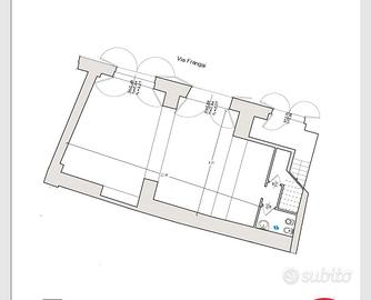 Centro Storico/Vucciria Negozio 115 mq 2 vetrine