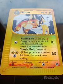 Raichu Expedition Reverse Holo 25/165 LP/EX