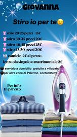 Stiro io al posto tuo?