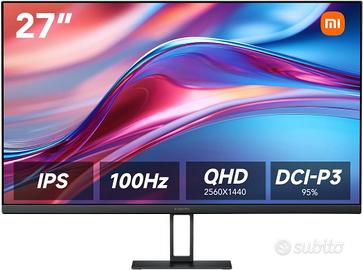 Monitor Xiaomi A27Qi 27" 2K QHD IPS 100Hz
