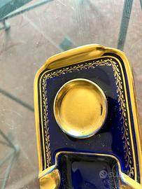 Tazza e piatto in porcellana Limoges