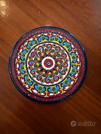 Piastra ceramica artigianato spagnolo