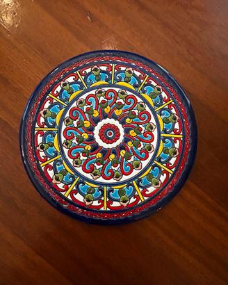 Piastra ceramica artigianato spagnolo