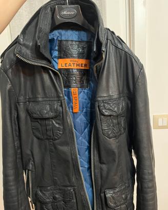 Giubbotto SuperDry Real Leather Size Small