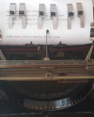 olivetti m1 ferma carte