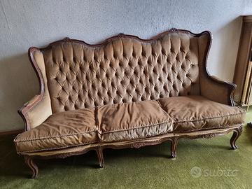 Divano vintage anni 60 stile Capitonnè