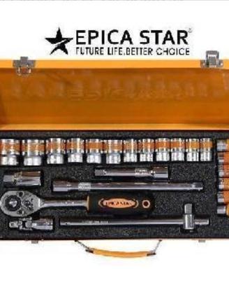 Set Valigetta chiavi a bussola Epica Star 24Pcs 