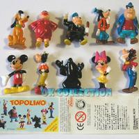 SERIE COMPLETA n° 10 SORPRESINE ZAINI TOPOLINO