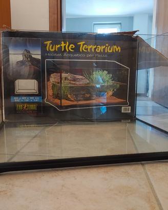 Terrario rettili acquatici Exo Terra 60x45x35 