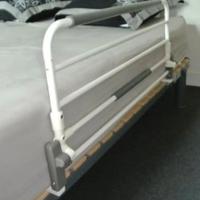 Sponda Letto Pieghevole 90cm Acciaio Ribaltabile 