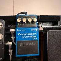 Boss CS3 pedale compressore  monte Allums
