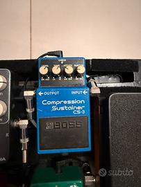 Boss CS3 pedale compressore  monte Allums