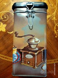 Contenitore di latta rettangolare multiuso