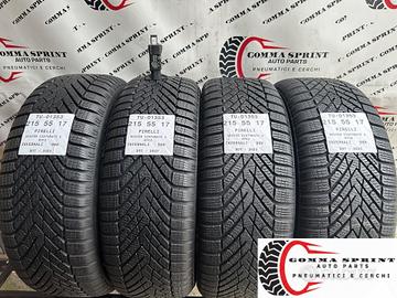 4 PNEUMATICI 215/55 R17 PIRELLI INVERNALI 95%