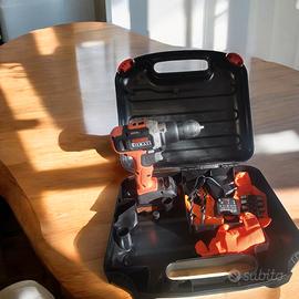 Trapano Avvitatore a Percussione 18V Black Decker 