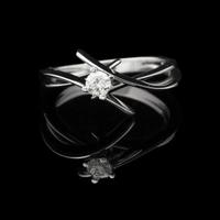 GIORGIO VISCONTI SOLITARIO ORO 18KT BRILLANTE 0.21
