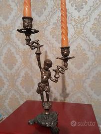 Candelabro in bronzo
