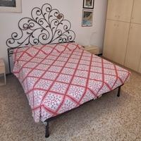 TESTIERA LETTO MATRIMONIALE IN FERRO BATTUTO