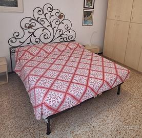 TESTIERA LETTO MATRIMONIALE IN FERRO BATTUTO