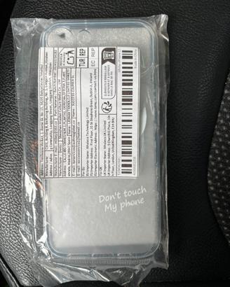 Custodia IPhone in gomma i phone 15 trasparente
