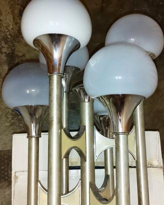 lampadario vintage Gaetano scioglier usato 