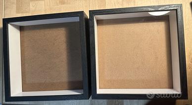 2 Cornici 3D profonde Doduos 22cm x 22xm x 6,5cm
