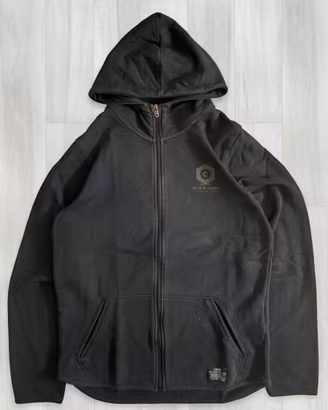 Felpa Jack & Jones Core Nera Taglia M Uomo