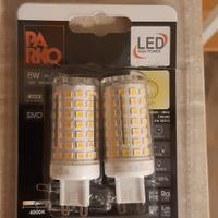 n.2 lampadine led 8W G9 4000K dimmerabile