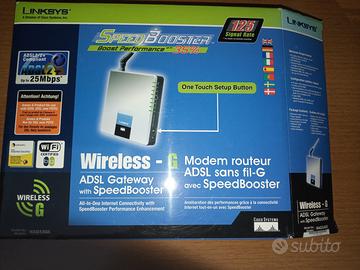 Modem Router ADSL LinkSys WZG54GS