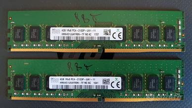 Memoria RAM DDR4 8GB (2x4GB) SK Hynix