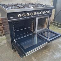 Cucina GAS ILVE 6 Fuochi 2 Forni 90cm microonde