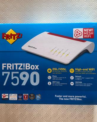 AVM FRITZ!Box 7590 Modem Router (Wi-Fi 5).
