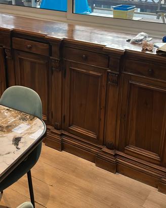 Credenza Bassa a Quattro Ante – Noce